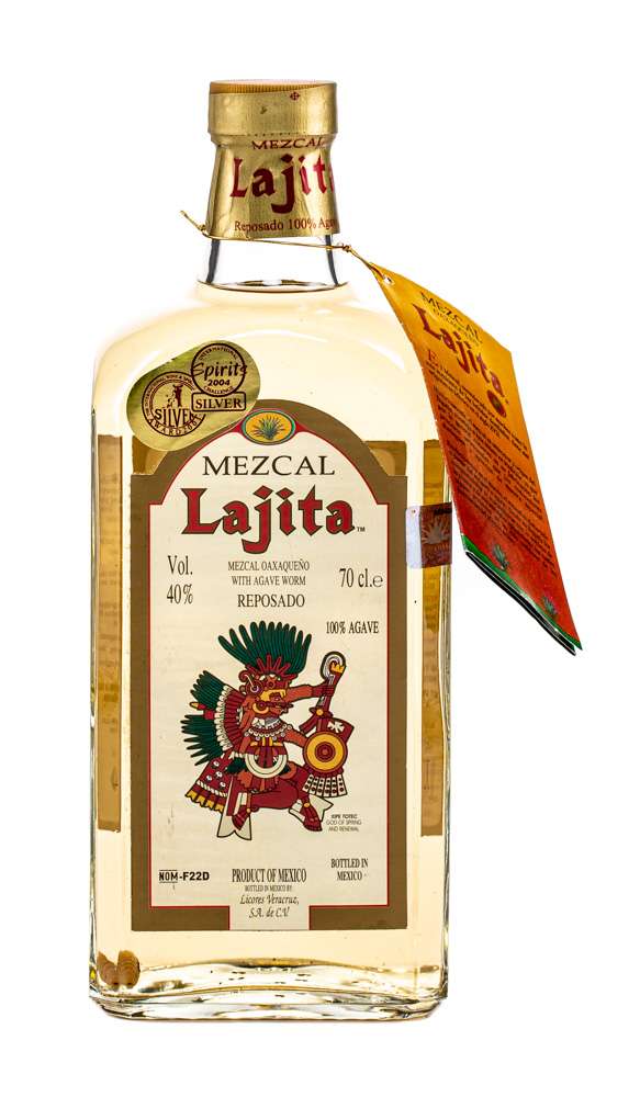 mezcal 100 agave Lajita Mezcal 100% Agave W Worm – Bottle 'N Brew