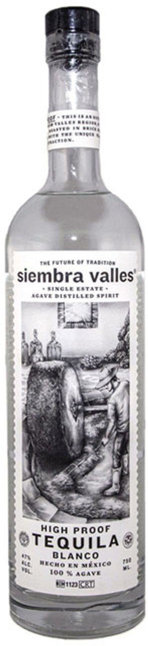 Siembra Valles High Proof Blanco Tequila