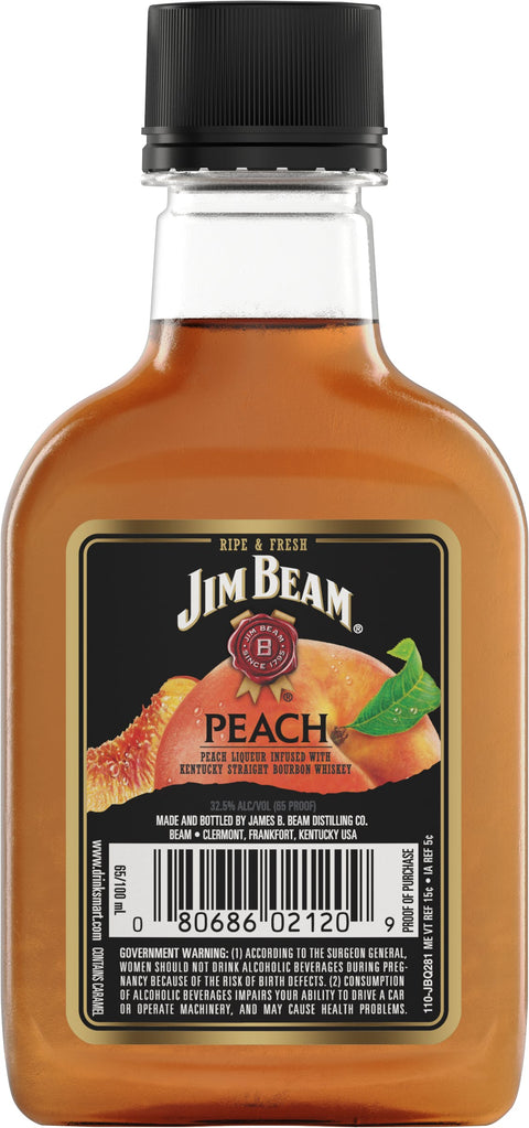 Jim Beam Peach Liqueur With Kentucky Straight Bourbon Whiskey