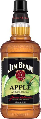 Jim Beam Apple Liqueur With Kentucky Straight Bourbon Whiskey