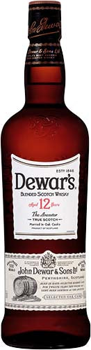 Dewar's 12 Year Old Blended Scotch Whiskey