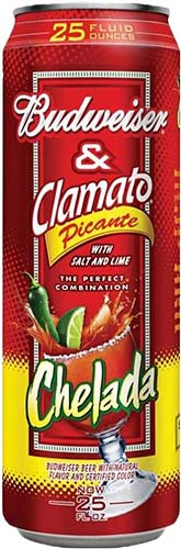 Chelada Budweiser Picante Beer Can