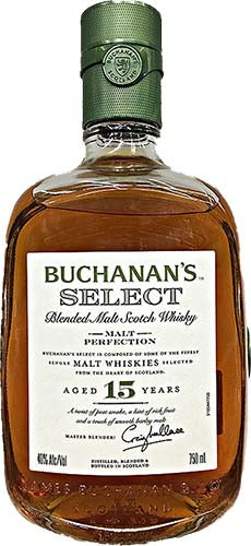 Buchanan's Select 15 Old Blended Malt Scotch Whiskey