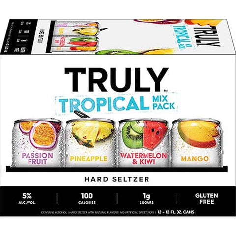 Truly Hard Seltzer Tropical Variety Pack, Spiked & Sparkling Water