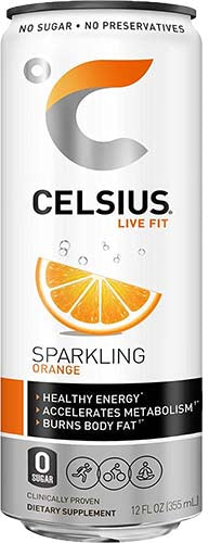 Celsius Live Fit Sparkling Orange