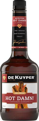 DeKuyper Hot Damn! Cinnamon Schnapps Liqueur