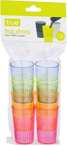 True Hot Shots Plastic Party Glasses