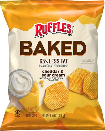 Ruffels Baked Cheddar And Sour Cream