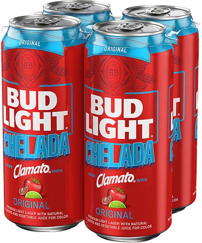 Bud Light Chelada The Original Made With Clamato Beer Can