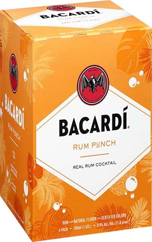 Bacardi Rum Punch Real Rum Cocktail