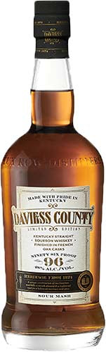 Daviess County Kentucky Straight Bourbon Whiskey Cabernet Sauvignon Finish