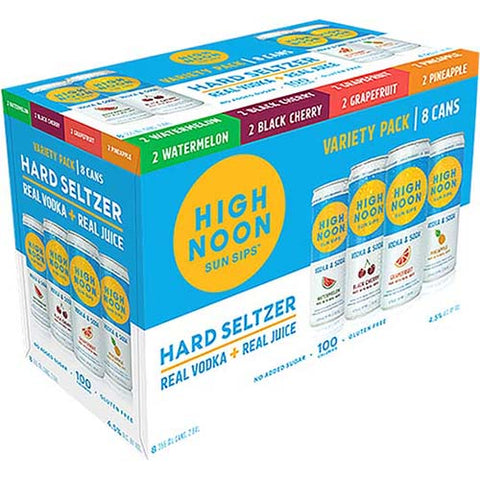 High Noon Vodka Hard Seltzer Variety 8 Pack