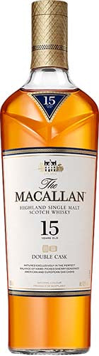 The Macallan Double Cask 15 Year Old Single Malt Scotch Whiskey