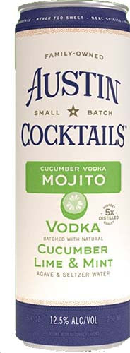 Austin Cocktails Sparkling Vodka Mojito