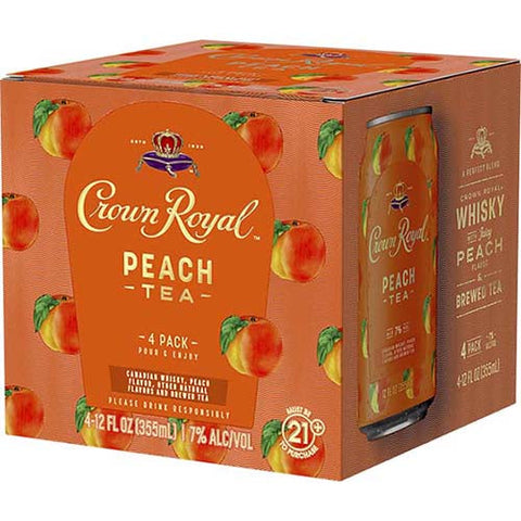 Crown Royal Peach Tea Canadian Whiskey Cocktail