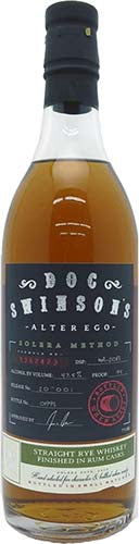 Doc Swinsons Alter Ego Solera Aged Rye