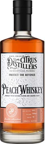 Citrus Distillers 'Protect the Revenue' Peach Whiskey