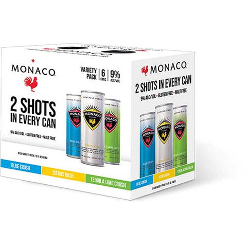 Monaco Cocktails Variety 6 Pack