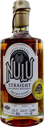 Nulu Single Barrel Straight Bourbon Whiskey