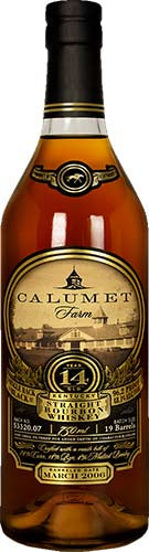 Calumet Farm 'Single Rack Black' 14 Year Old Kentucky Straight Bourbon Whiskey