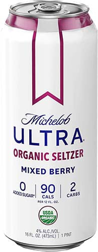 Michelob Ultra Organic Seltzer Mixed Berry