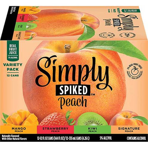 Simply Spiked Peach Variety 12 Pack