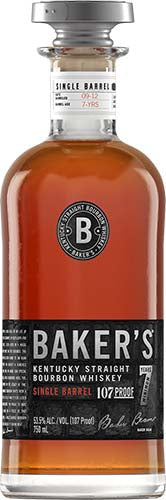 Baker's 7 Year Old Kentucky Straight 107 Proof Bourbon Whiskey