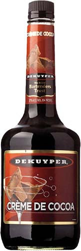 DeKuyper Creme De Cacao Dark Liqueur