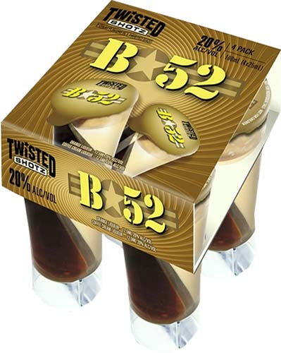 Twisted Shotz 'B 52' Orange and Coffee Cream Liqueur