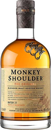 Monkey Shoulder Blended Malt Scotch Whiskey