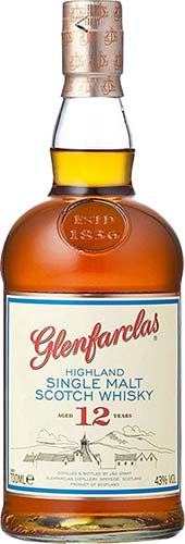 Glenfarclas 12 Year Old Speyside Single Malt Scotch Whiskey