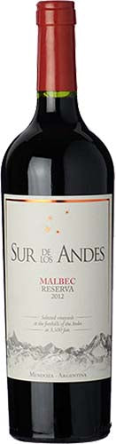 Sur De Los Andes Malbec Reserva 2012