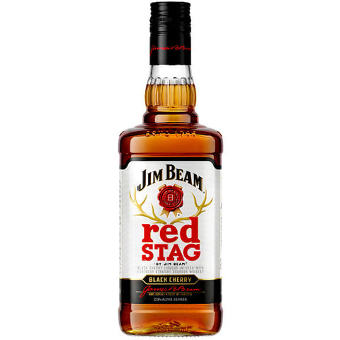 Jim Beam Red Stag Black Cherry Liqueur With Kentucky Straight Bourbon Whiskey