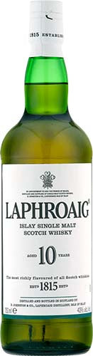 Laphroaig 10 Year Old Islay Single Malt Scotch Whisky