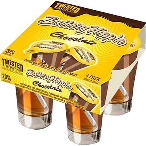 Twisted Shotz 'Buttery Nipple' Chocolate and Butterscotch Liqueur