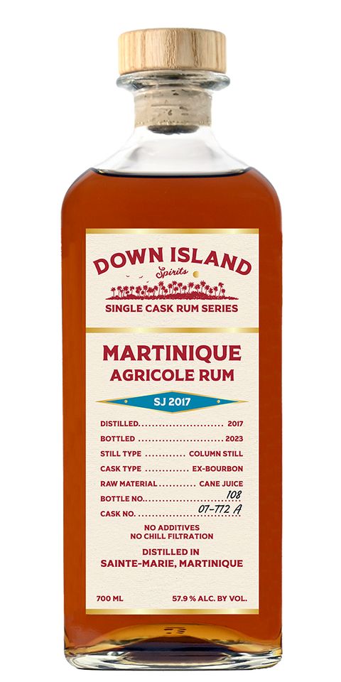 Down Island - Aged Martinique Agricole Rum Barrel