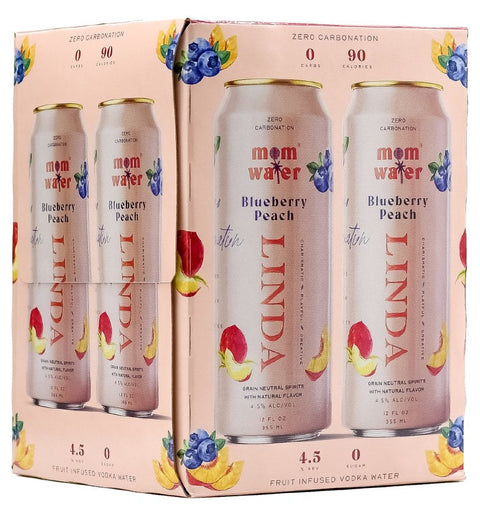 Mom Water Linda Blueberry Peach