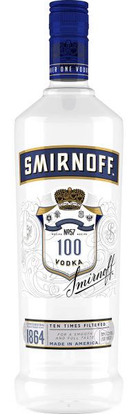Smirnoff No.57 100 Proof Blue Label Export Strength Vodka