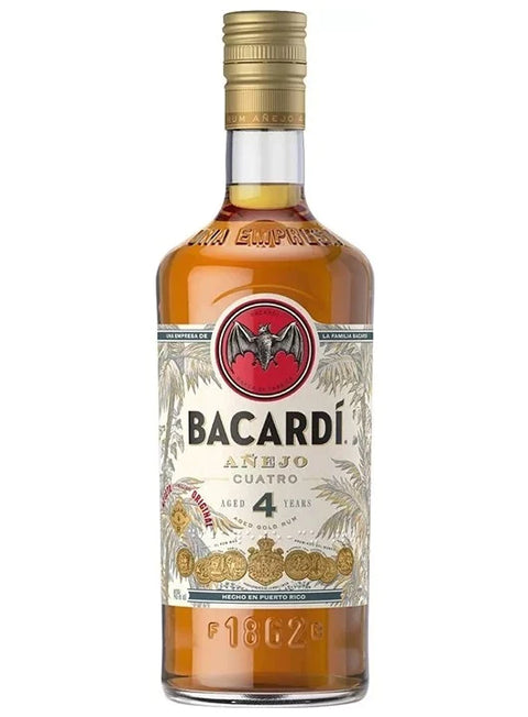 Bacardi Anejo Cuatro Aged Gold Rum