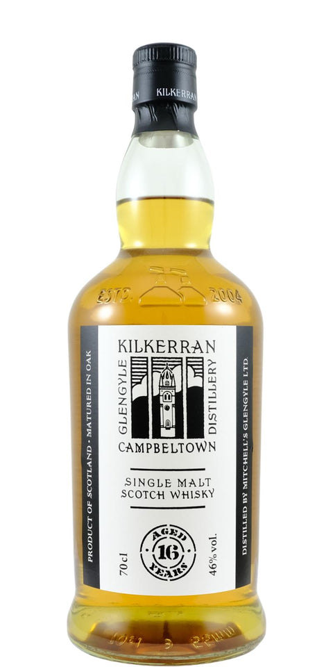 Kilkerran Aged 16 Years Single Malt Scotch Whiskey