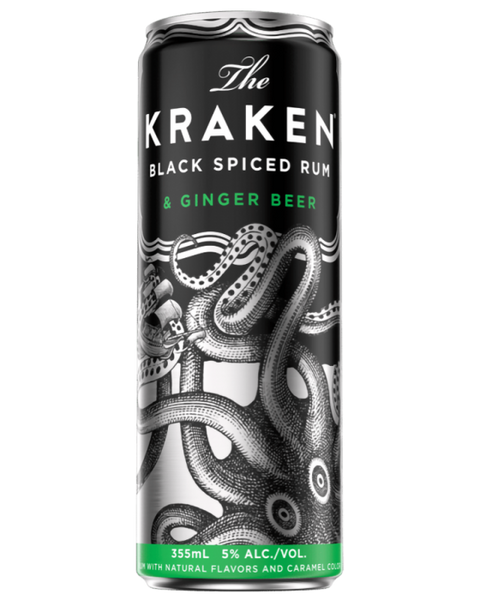 The Kraken & Ginger Beer Rtd Cocktail