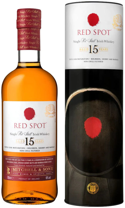 Mitchell & Son Red Spot 15 Year Old Single Pot Still Irish Whiskey