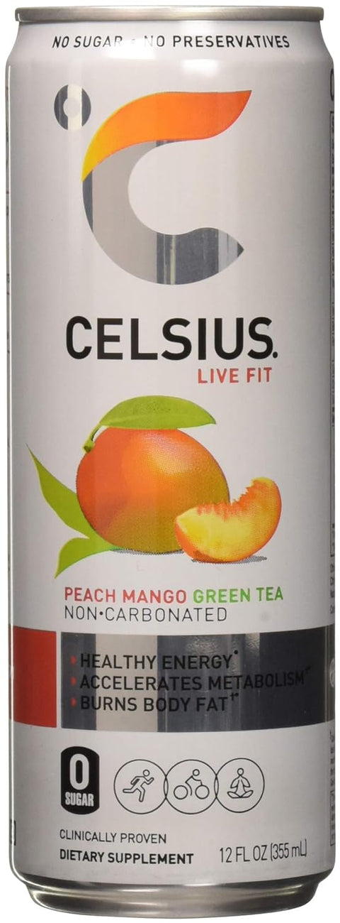 Celsius Live Fit Peach Mango Green Tea