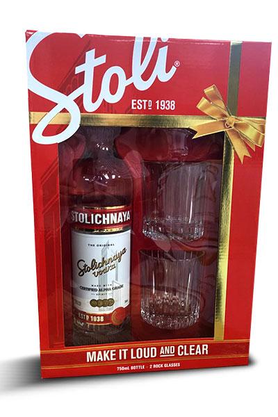 Stoli Vodka Gift Set